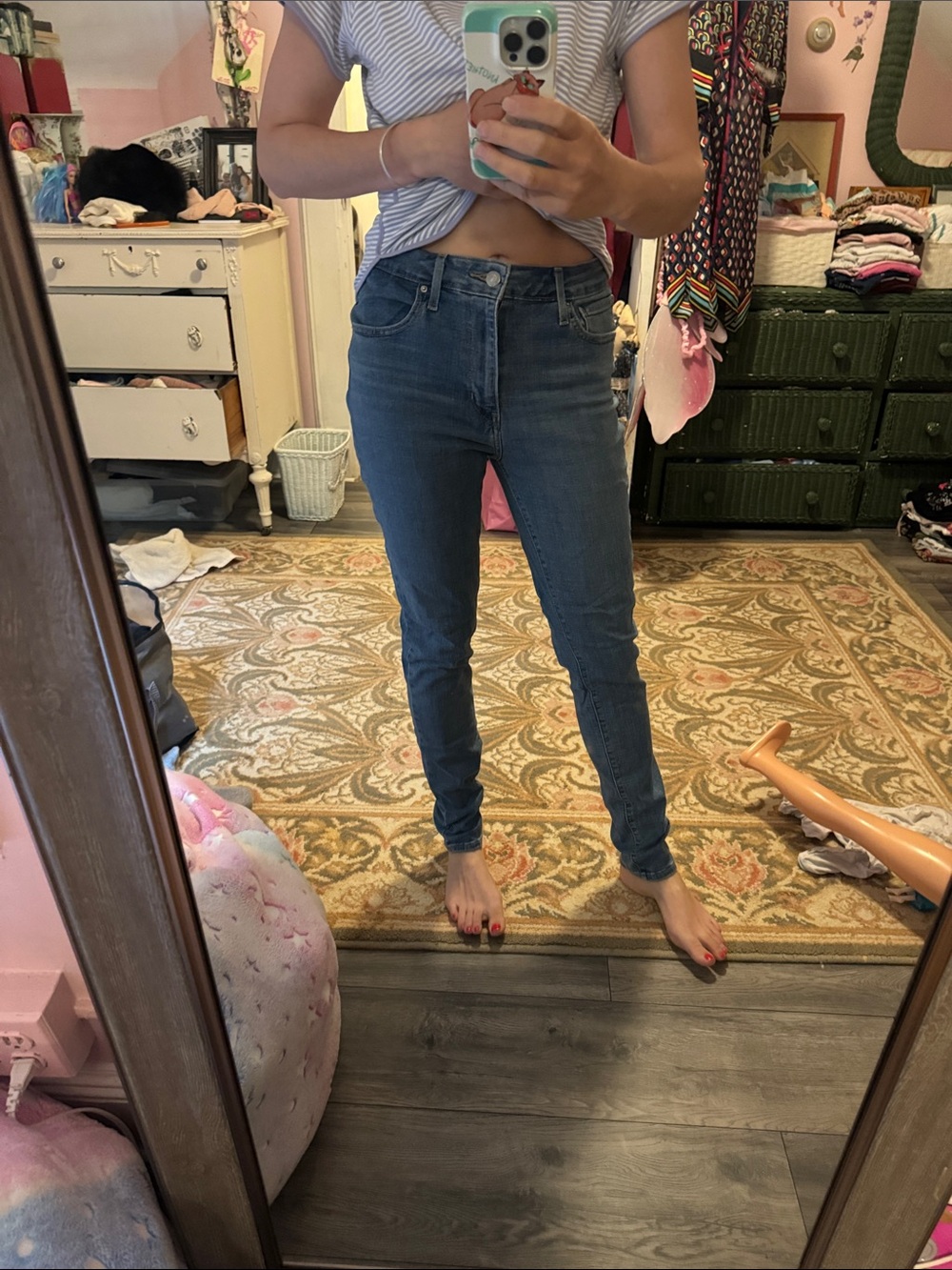 LEVI'S 721 High Rise Skinny Women's Jeans size 30